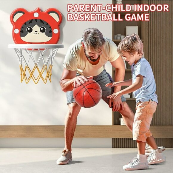 Indoor Mini Basketball Hoop for Toddlers Kids Boys Age 2 - 6, Toddlers Basket - Picture 5 of 6